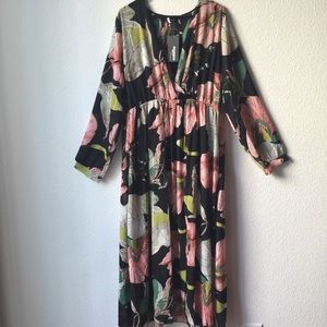 Plus Size Floral Maxi